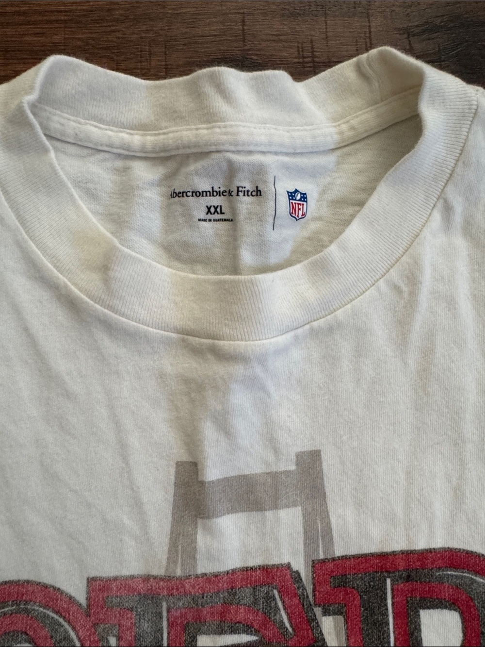 Men’s San Francisco 49ers Abercrombie & Fitch Graphic T-Shirt sz: XXL - Picture 2 of 2